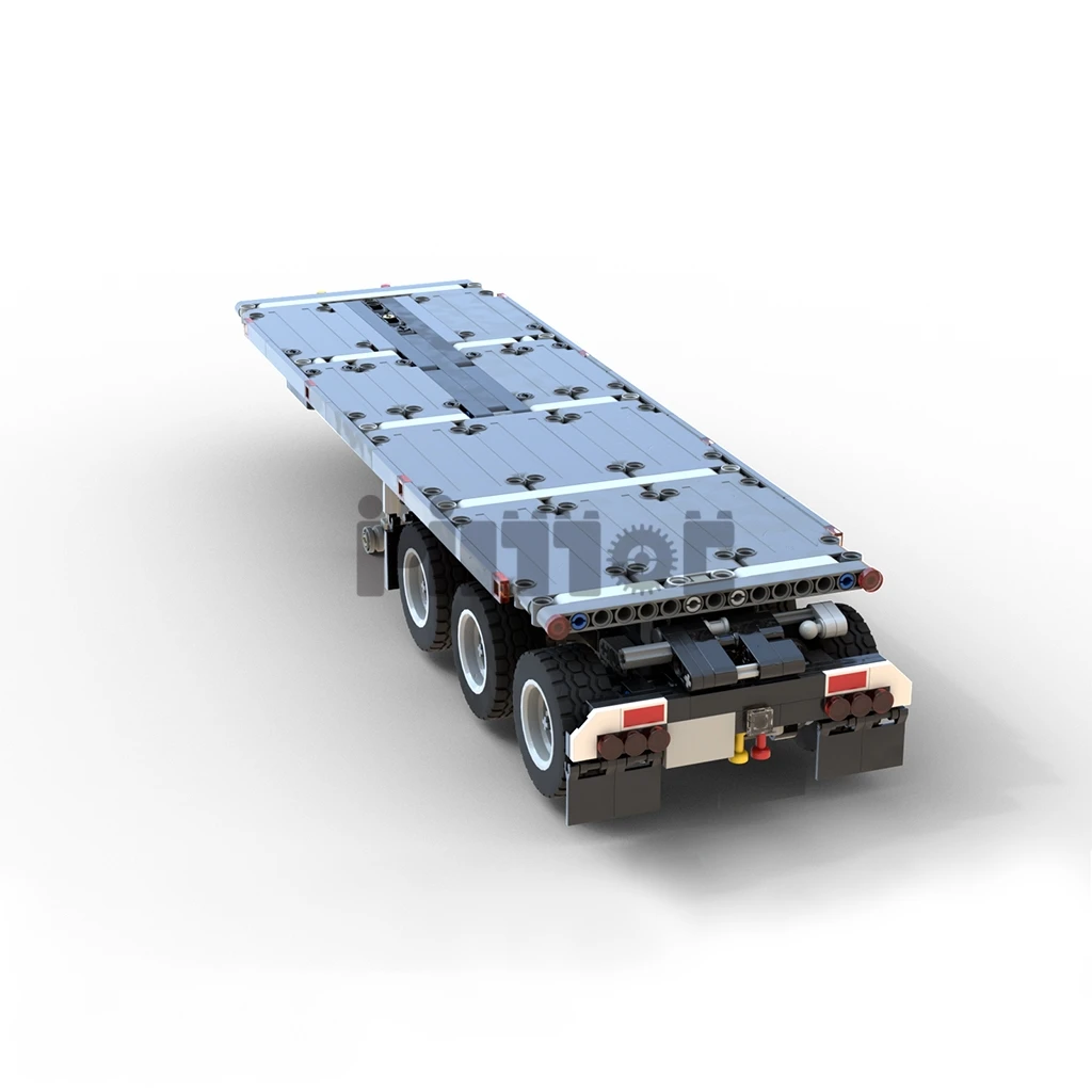 

MOC-37319 Flat Semi-trailer Is Equipped with 42078 Splicing Building Block Technology Assembly