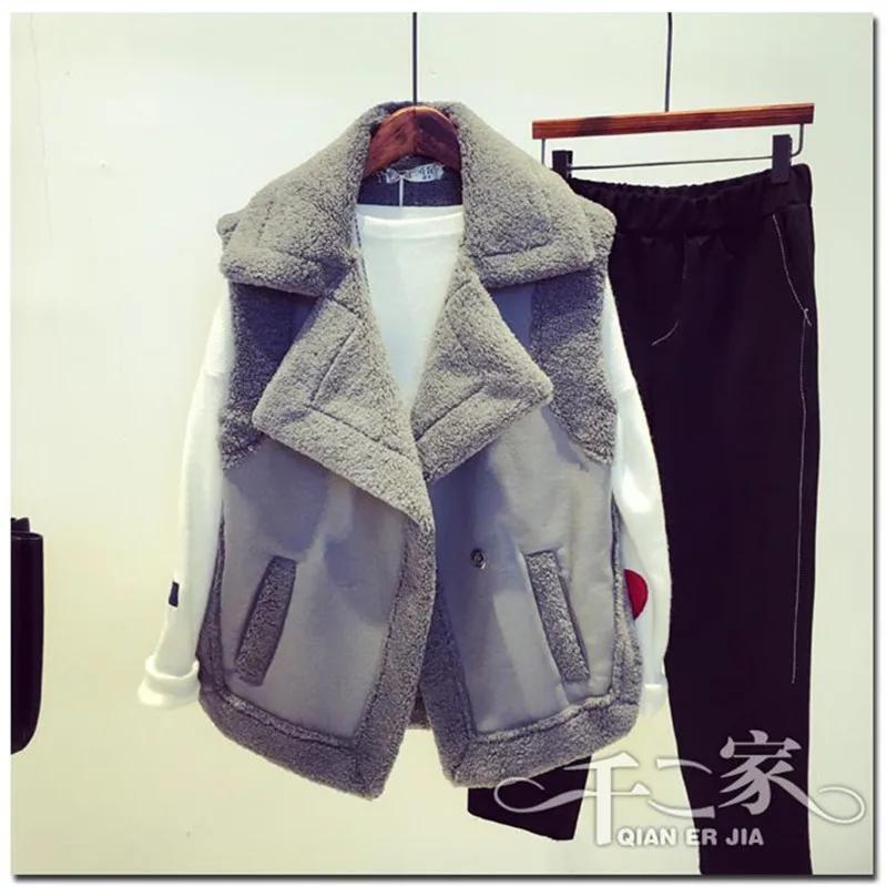 Женская Байкерская жилетка без рукавов на осень и зиму повседневная из