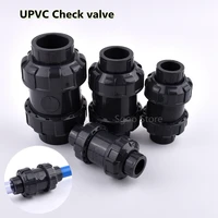 1pc i d 2063mm upvc union ball check valve fish tank aquarium pvc valve garden irrigation accessories plastic check valve