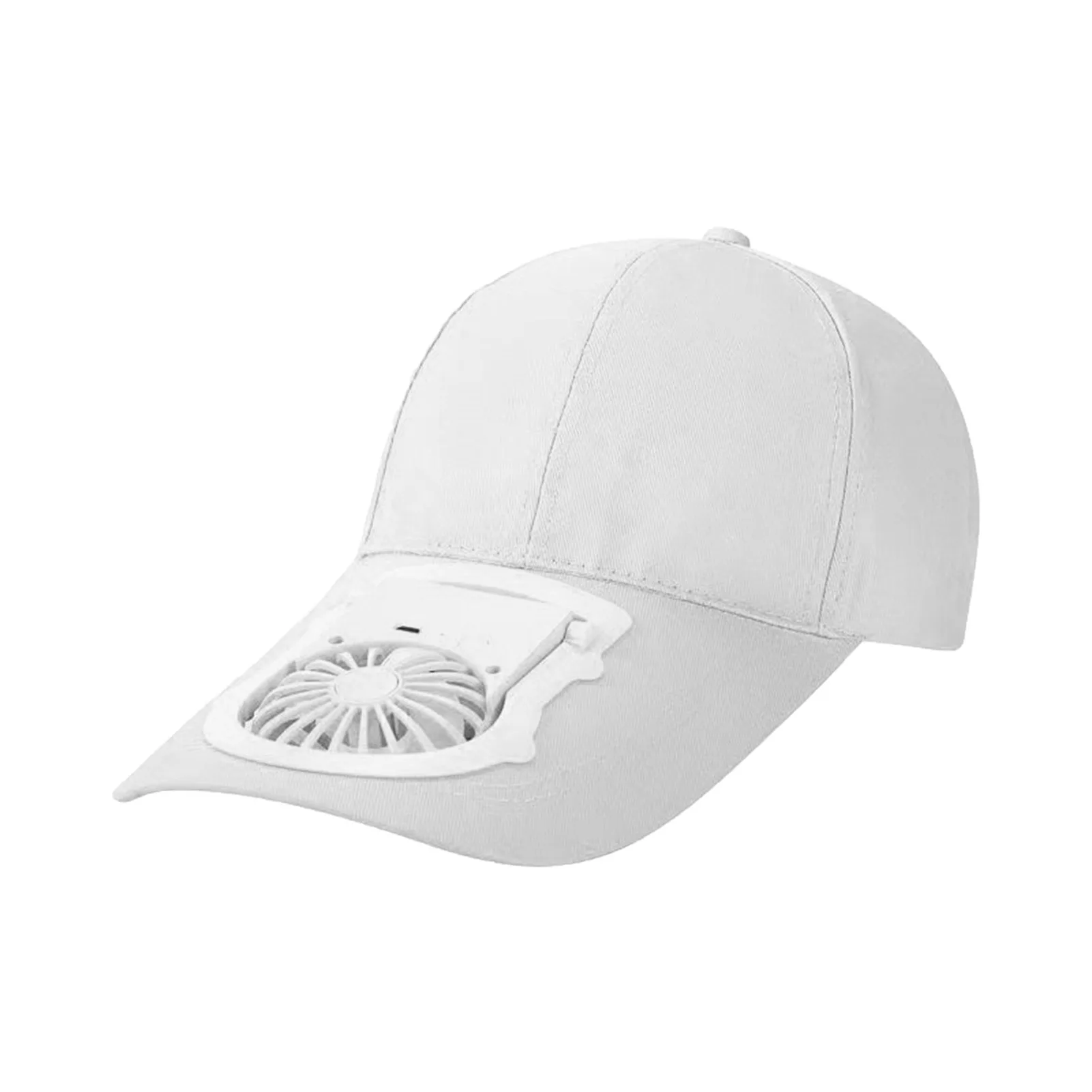 

Summer Hat Fan USB Charging Breathable Sunscreen Tennis Cap Adult Outdoor Sports Breathable Peaked Cap With Mini Folding handy