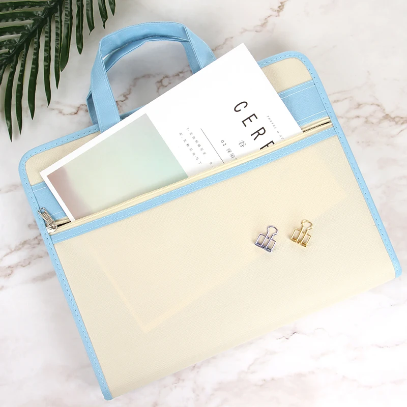 Оксфорд 13 слоев PP папка для файлов a4 Водонепроницаемая хранения дорожная сумка