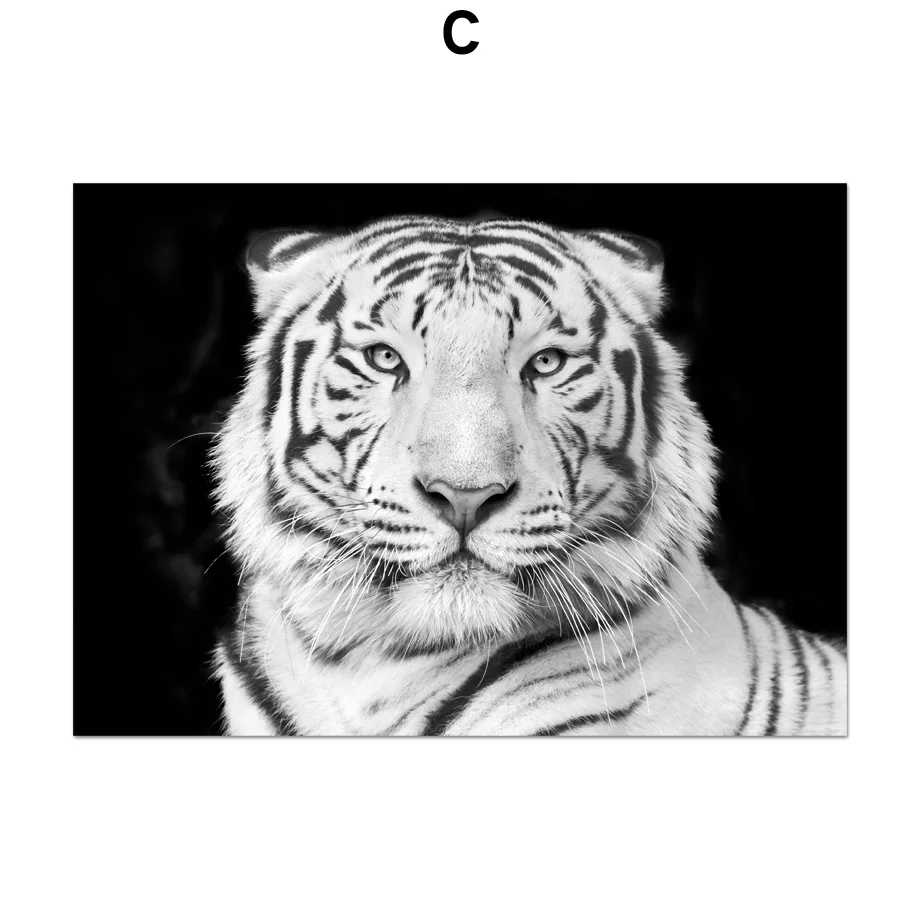 Лев леопард тигр Горилла Орел настенная Картина на холсте скандинавские постеры