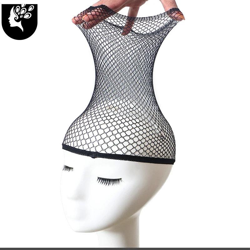 

YOUR BEAUTY Beauty Wish Wig 1Pcs-5Pcs New Stretchable Elastic Hair Nets Snood Wig Cap Cool Mesh Cosplay Black Color FishHairnet