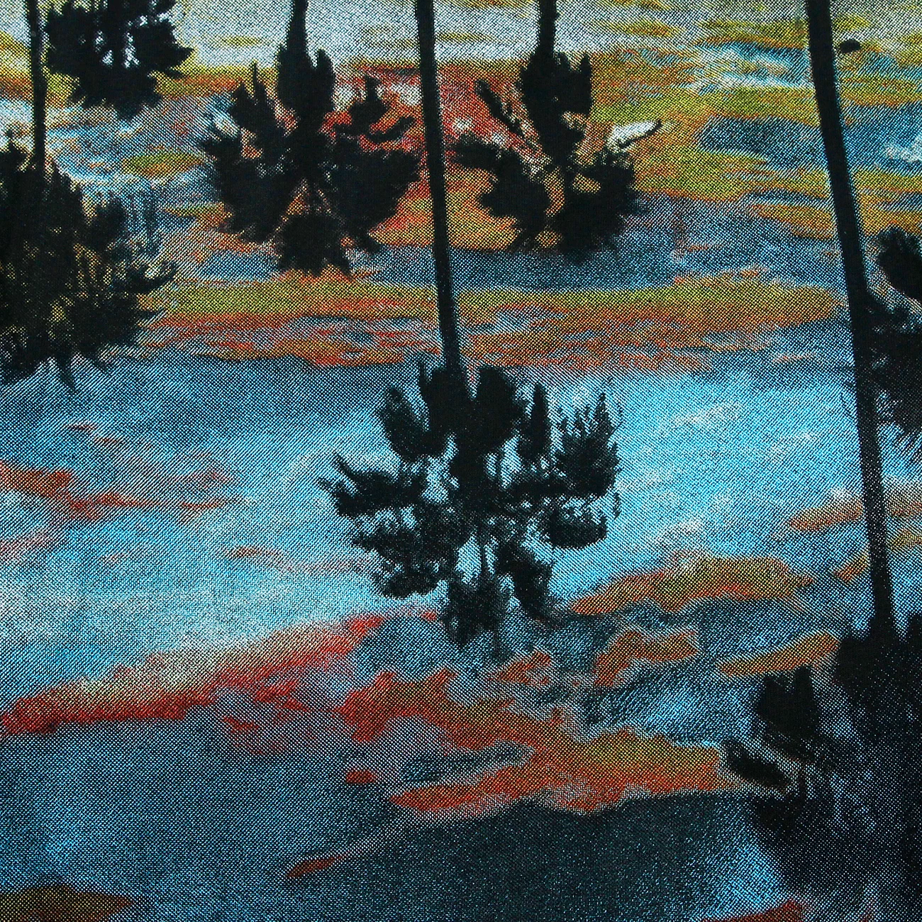 

LACIBLE Tees Shirts Harajuku Coconut Tree Sunset Print Short Sleeve Tshirts Hip Hop Summer Casual T-Shirts Fashion Cotton Tops