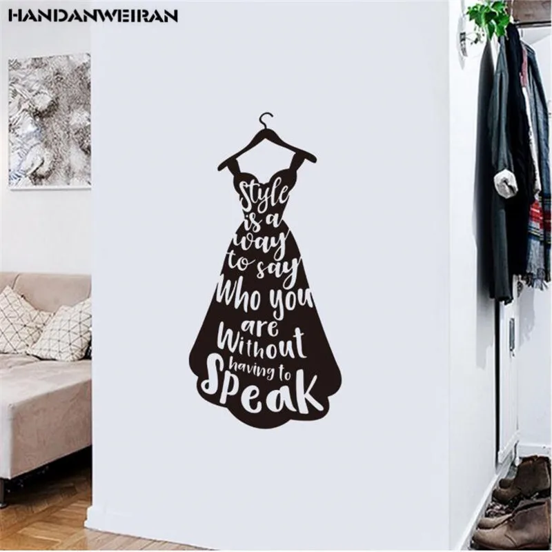 1 шт. индивидуальная модная вешалка наклейка на стену с надписью для гостиной