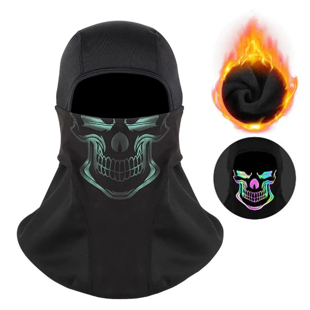 

Motorcycle Face Reflective Warm Windproof Full Face Mask Warmer Breathable Sports Fleece Mask Head Cover Cycling Ski Shield