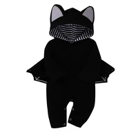 baby boy clothing set newborn baby girl creative black bat romper autumn winter kids long sleeve jumpsuit infant cosplay outfits
