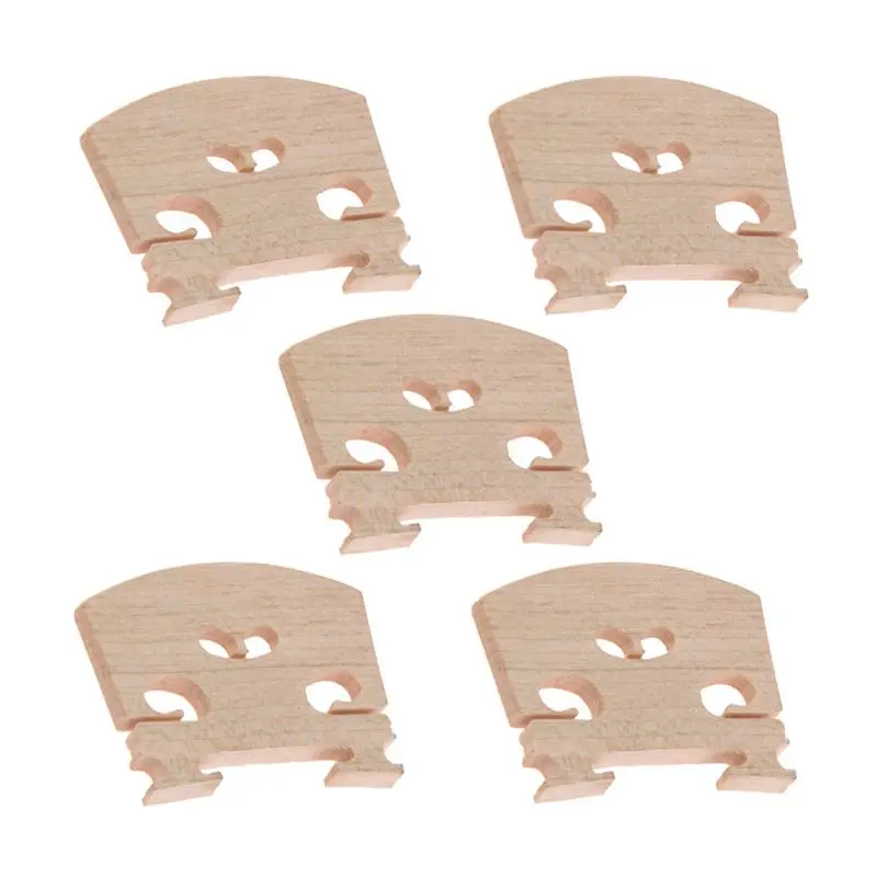 5 шт./компл. Новый мостики для скрипки скрипка кленовое дерево 4/4 инструмент