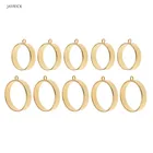 Заготовки для подвесок, круглые, с открытой спиной, для изготовления ювелирных изделий из смолы, 5 шт.