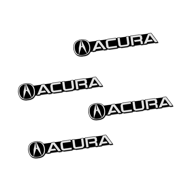 4 шт. 3D алюминиевый динамик стерео значок эмблема наклейка для Acura RL TL MDX ZDX RDX ILX RLX