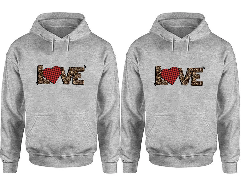 

Valentine's Day Letter Pullovers Love Women Hoodies 2020 Harajuku Womens Hoodies Pullover Korean Streetwear Black