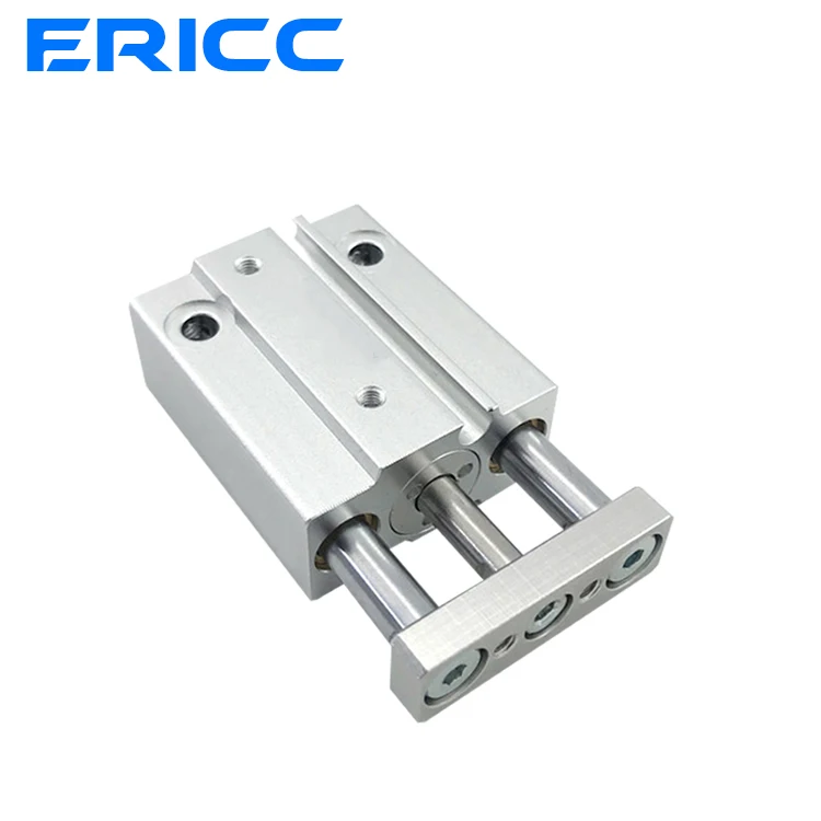 Мини 3 стержневых цилиндра с направляющей штангой пневматический цилиндр MGJ SMC