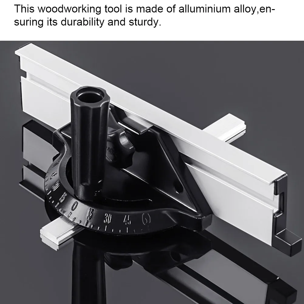

Multifunction Woodworking Tools Fence System Miter Gauge For Table Saw Angle Plate Ruler Aluminum Alloy Adjustable Push Block
