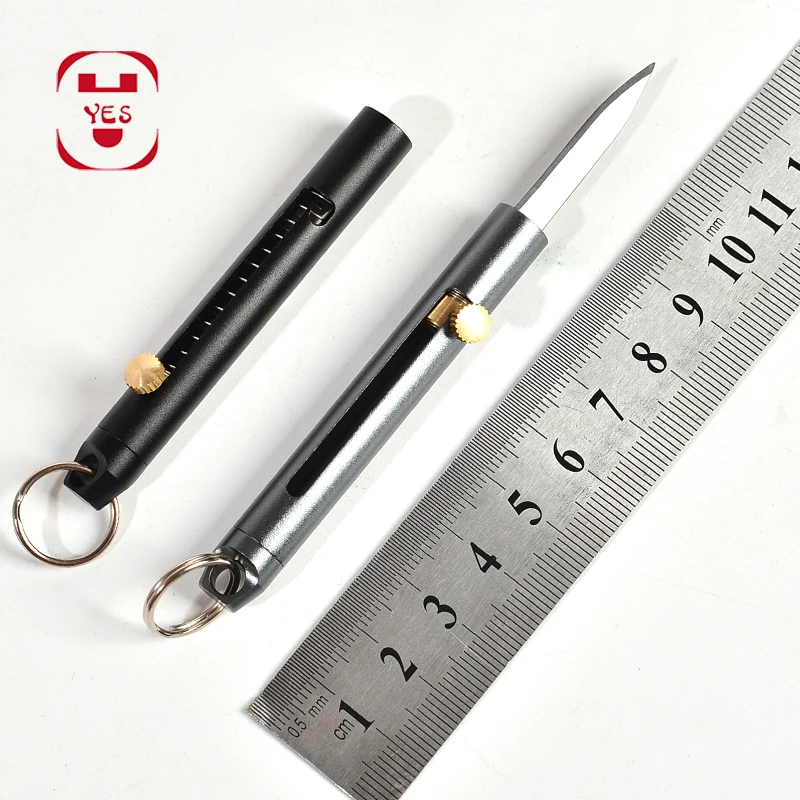 Многофункциональный портативный мини-нож из алюминиевого сплава для