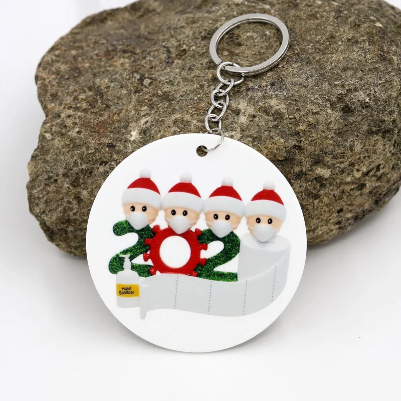 Хит продаж модный брелок 2020 Рождественское украшение подвеска автомобильные