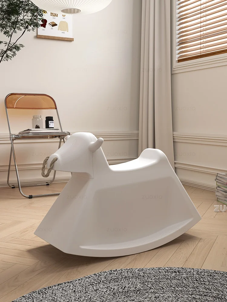 

Детский стул-качалка GY в скандинавском стиле, простой креативный стул пони, мультяшное кресло для детского сада, повседневное кресло