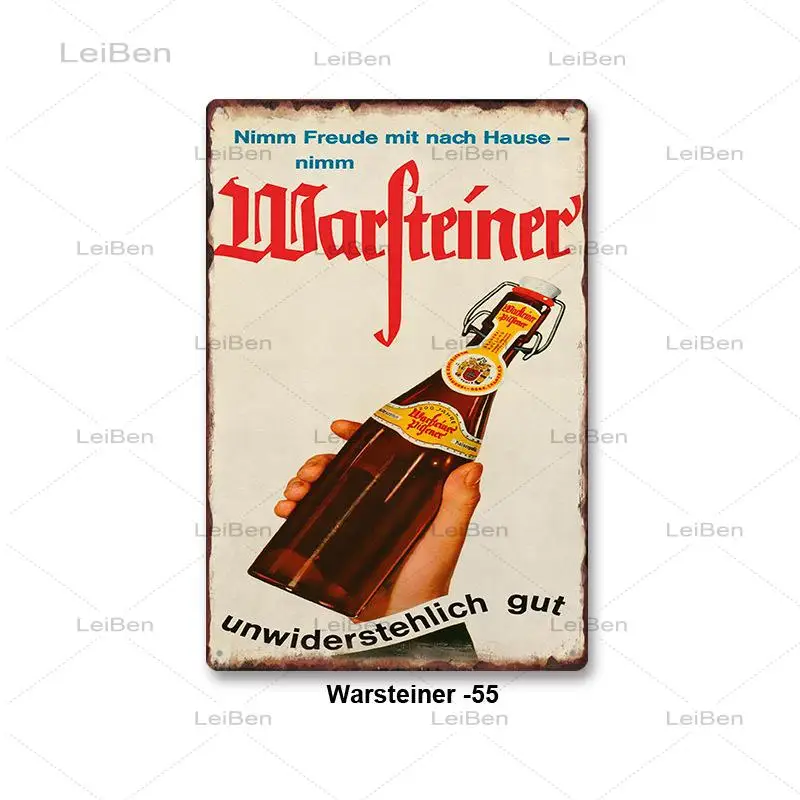 

Beer Wine Sign Retro Metal Plaque Bar Pub Restaurant Club Vintage Wall Sticker Art Poster Home Decoration Metal Plate 20X30Cm