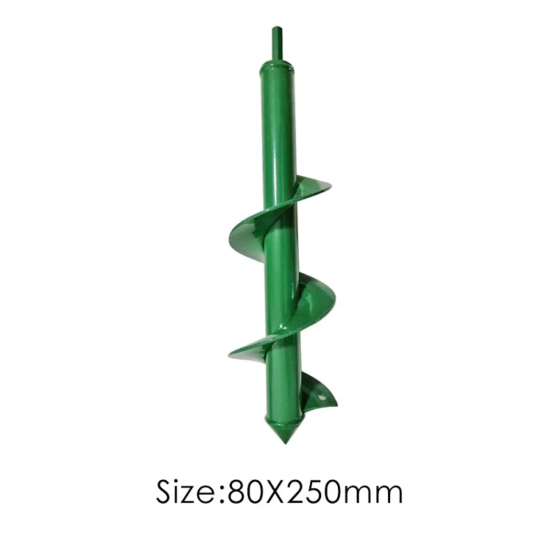 8x25cm Ящик для комнатных растений, садовый Бур спиральные сверла по металлу горшечных цветов отверстие экскаватор сверло двор Садоводство постельные принадлежности посадочное отверстие экскаватор инструмент - Цвет: 8x25cm