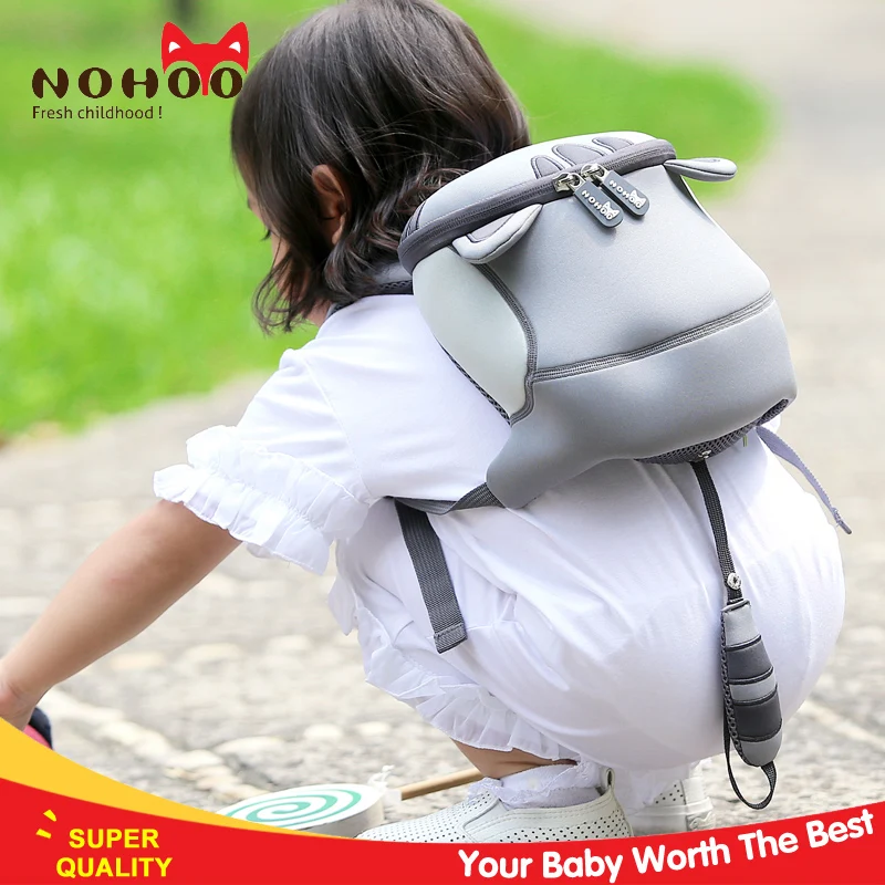 NOHOO School Bags 3D Cartoon waterproof backpack for girls boy  Toddler Neoprene Toddler Kindergarten Backpacks Cartoon Bag New