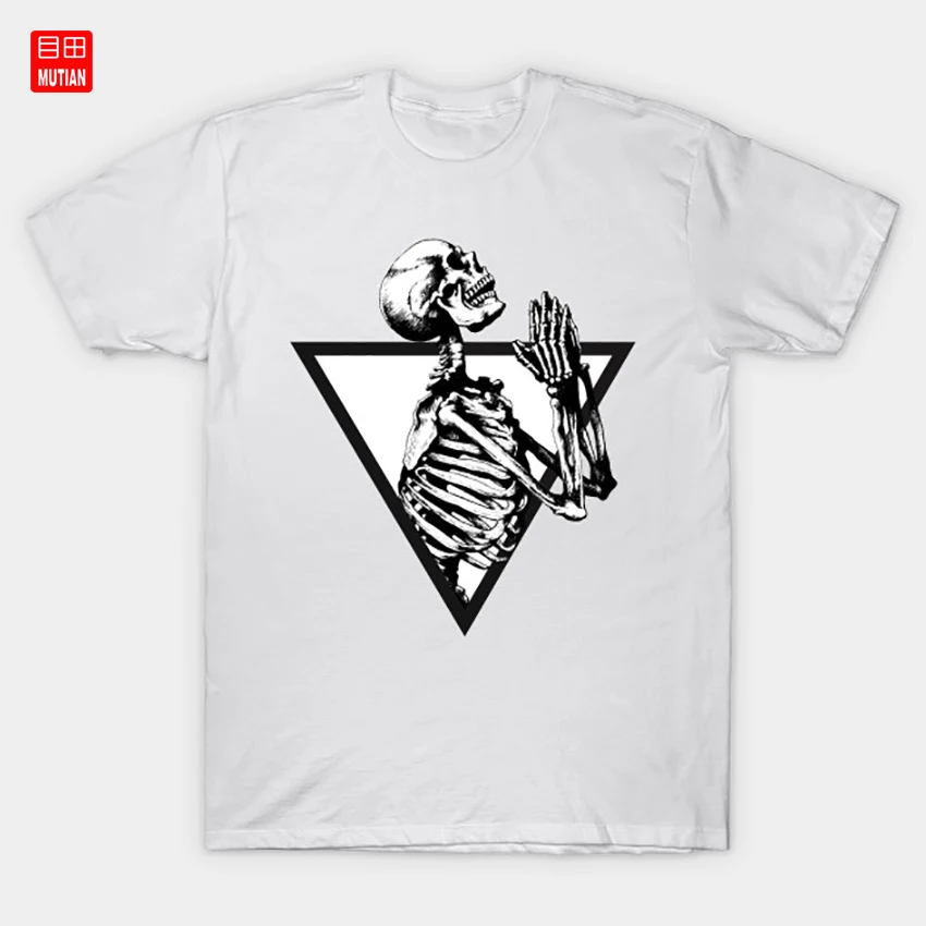 Отчаянная молитвенная футболка эмо гот ловушка череп рэп Триппи редд Бог кости