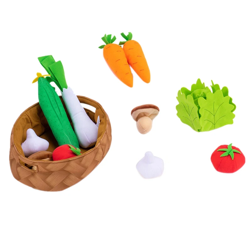 

Детская домашняя игрушка для девочек, Детский набор из искусственных овощей и фруктов, кухонная игрушка для готовки, идеальный подарок для ...