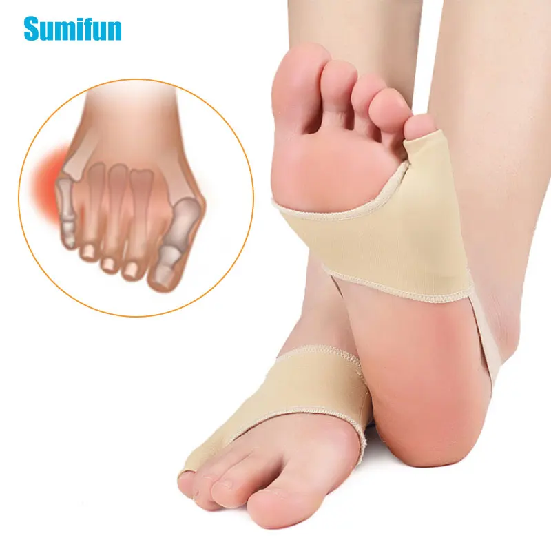

2Pcs Soft Bunion Little Toe Orthopedic Pinky Corrector Splint Hallux Valgus Overlapping Correction Pedicure Protector Foot Care