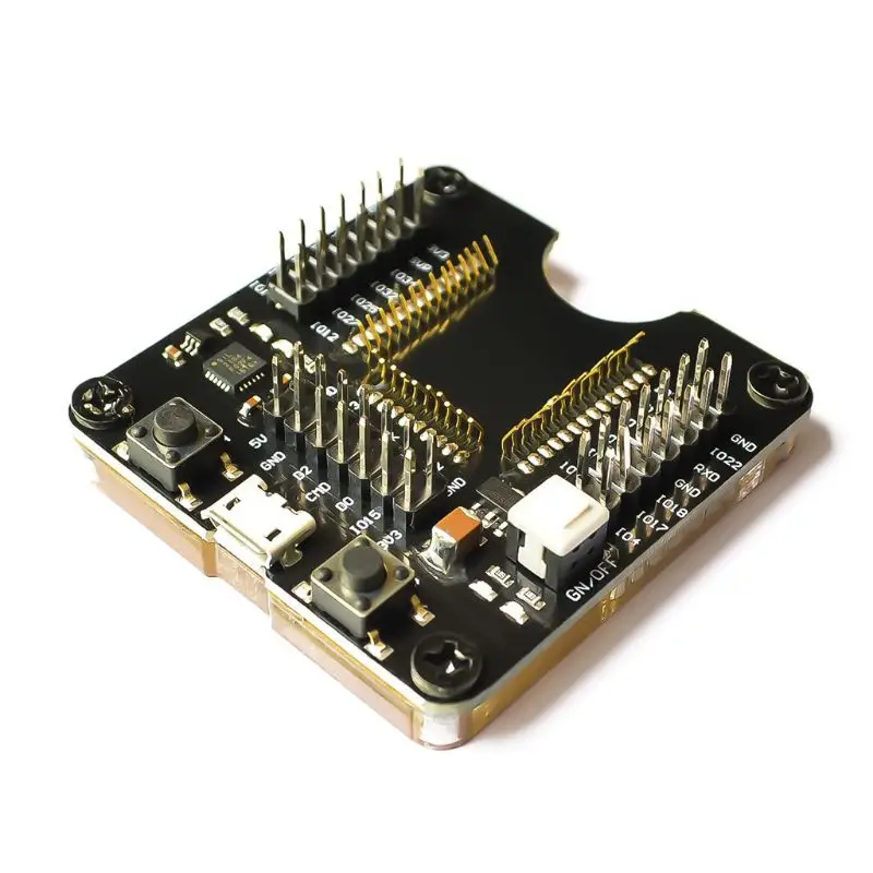 

Электрическая розетка программист инструмент ESP32 разъем адаптера для ESP-WROOM-32 модуль микро Тип USB B штекер испытательная панель для W3JB