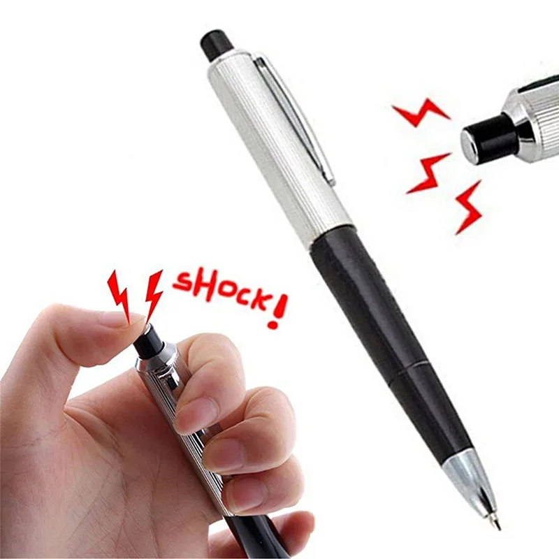 

1pc Electric Shock Pen Writable Fancy Ball Point Pen Shocking Gags Practical Jokes Toy Gift Kids Children Joke Prank Trick Toy