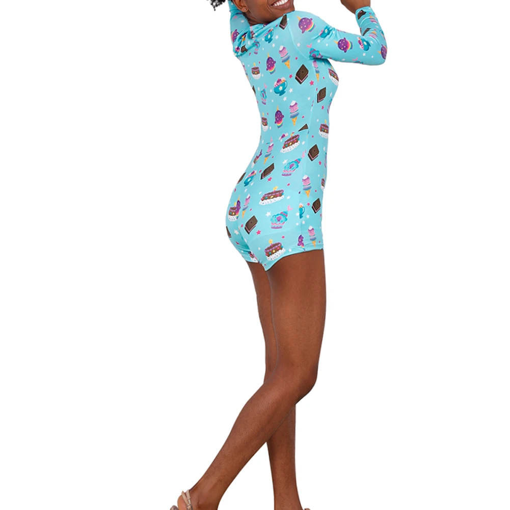 Женское боди с длинным рукавом и глубоким V-образным вырезом | Женская одежда