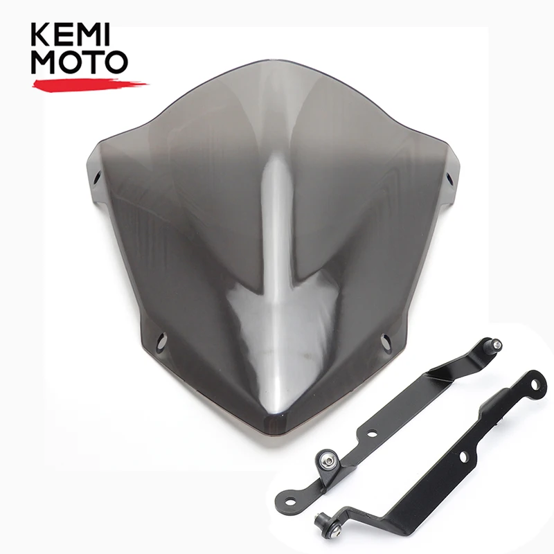 KEMiMOTO лобовое стекло для YAMAHA MT 07 MT07 MT-07 FZ-07 FZ07 Аксессуары для мотоциклов Parebrise