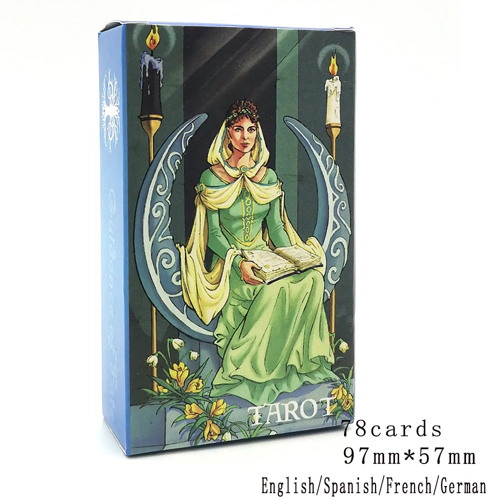 

The Most popular Tarot Deck 78 Cards Affectional Divination Fate Game Deck English Version Palying Cards For Party Game 2021GO
