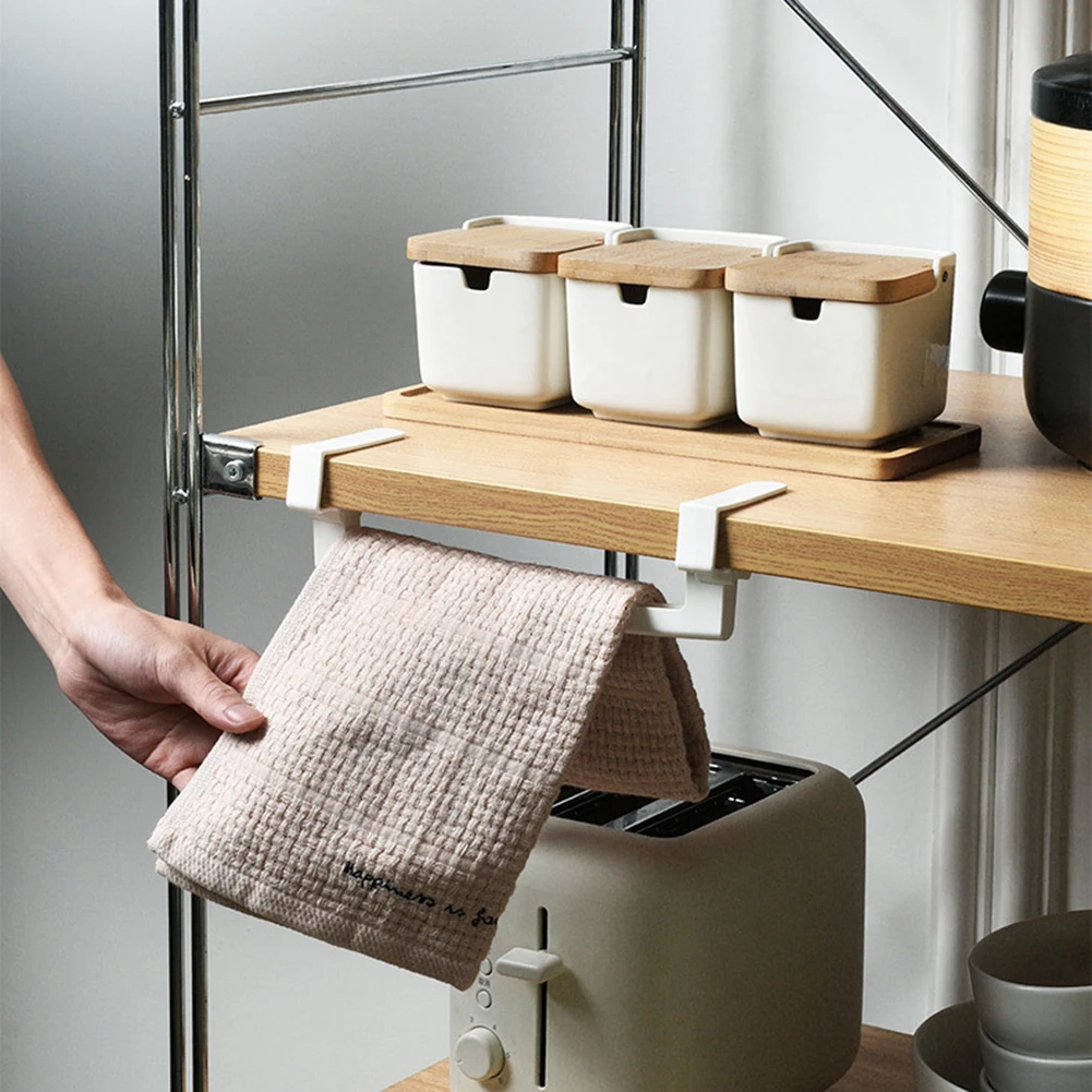 

Bathroom Towel Holder Rack Stand Bar Cabinet Door Hanging Holder Organizer Stand Household Kitchen Accessories