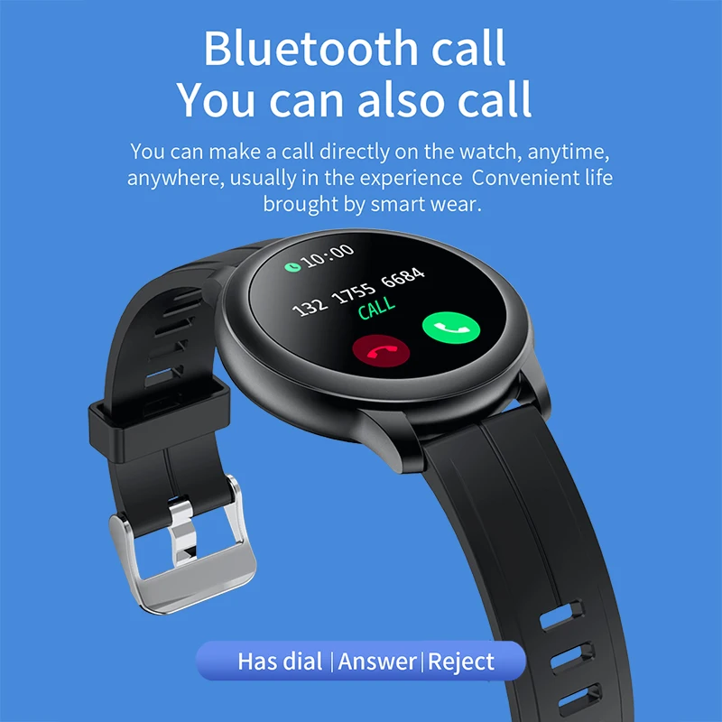 LYKRY CF22 Smartwatch 1 3 дюймов Экран Разрешение IP67 Водонепроницаемый сердечного ритма Для