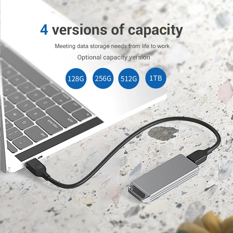 Корпус для SSD-накопителя M2 переходник M.2 к USB Type C 3 1 высокоскоростной 10 Гбит/с ТБ NVME