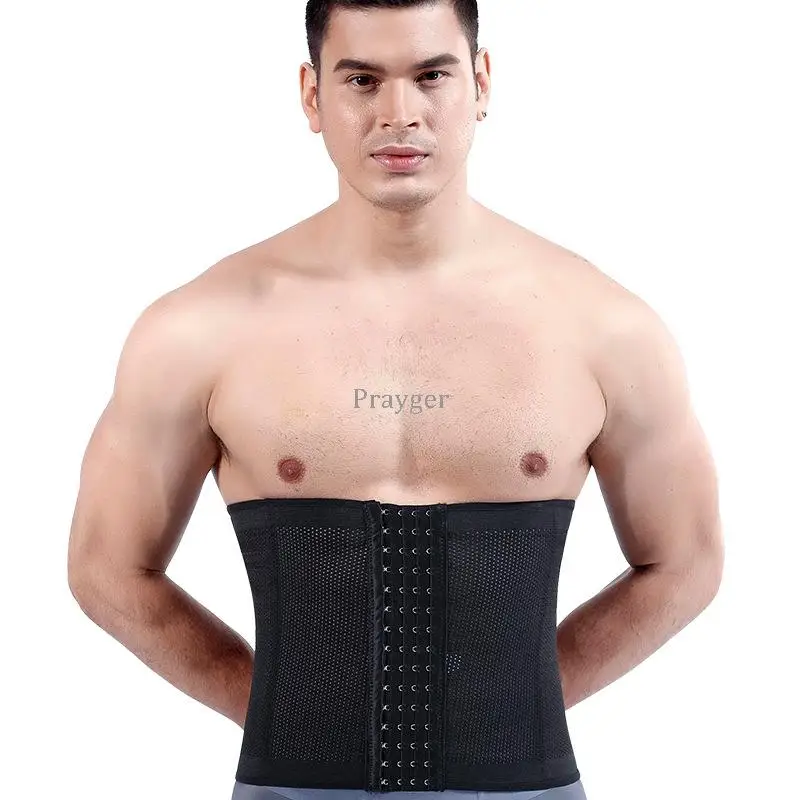 5XL Men Slimming Belt Body Shaper Waist Trainer Tummy Trimmer Corset For Abdomen Belly Band