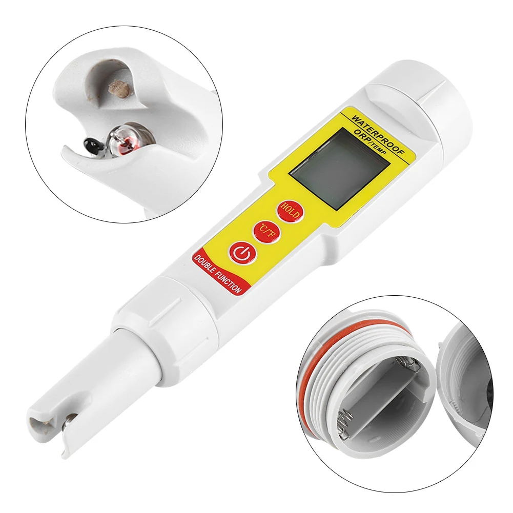 

2 in 1 Digital ORP/TEMP Meter Tester Aquarium Pool Hydroponic Water Wine Monitor Filter Water Qualit Monitor Pool spas