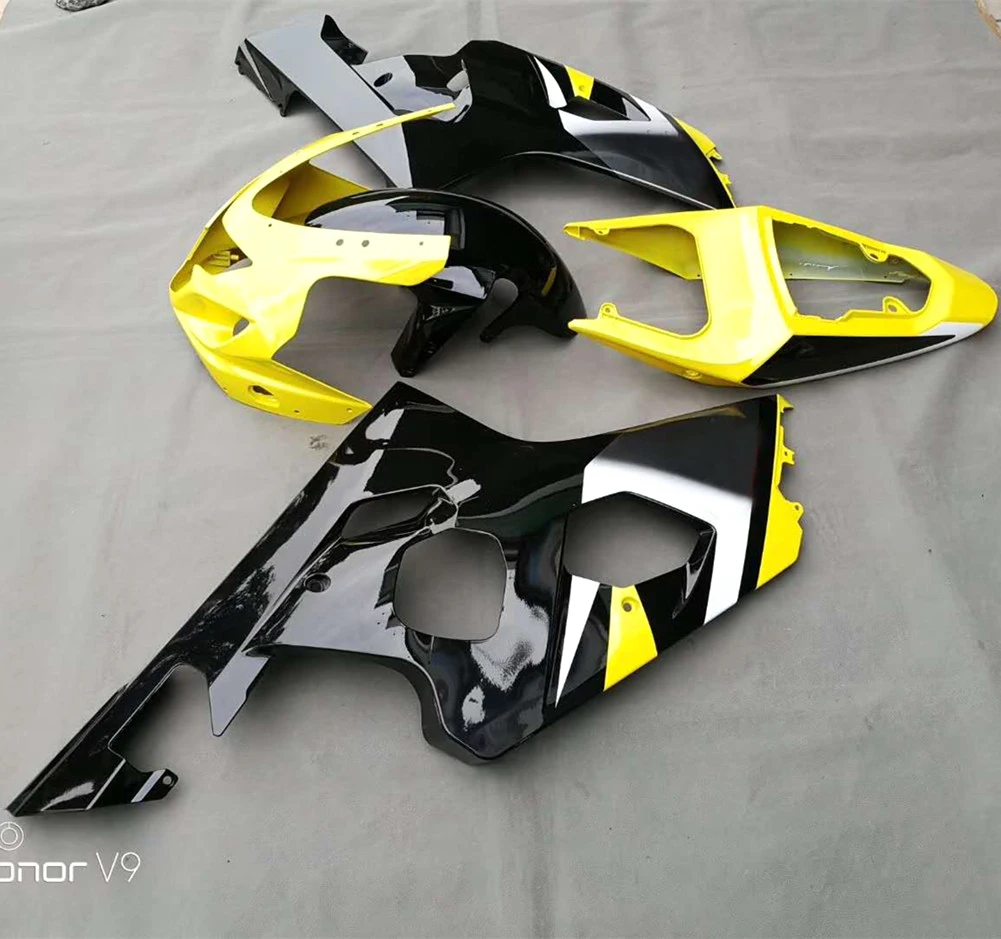GSXR600 GSXR750 04-05 обтекатель корпус Рабочая рамка Крышка бака боковая панель крыло для