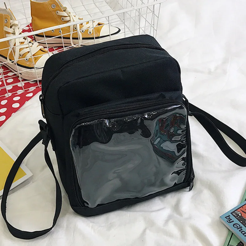 style 2 Black Яркие цветные сумки Ita, прозрачный милый рюкзак Ita, милые сумки Ita, рюкзак в форме сердца для девочек-подростков, школьные сумки - Цвет: style 2 Black