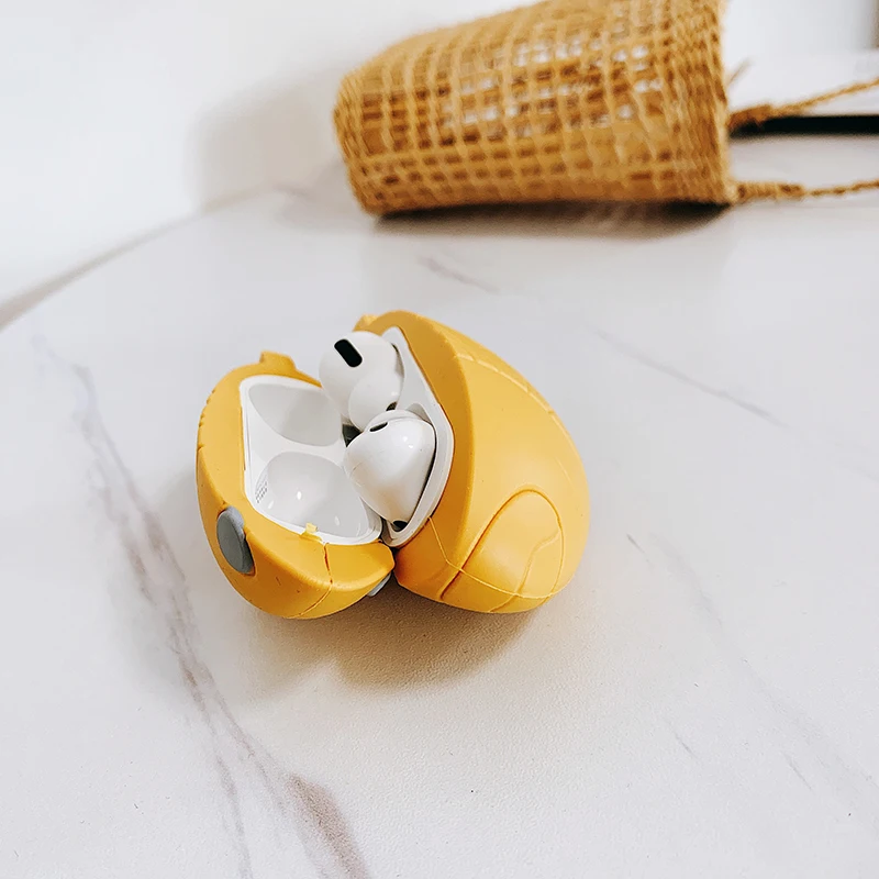 3D чехол для наушников s для AirPods Pro Чехол с милой рыбкой котом для Apple Air Pods Pro Защитная крышка для Earpods чехол для наушников