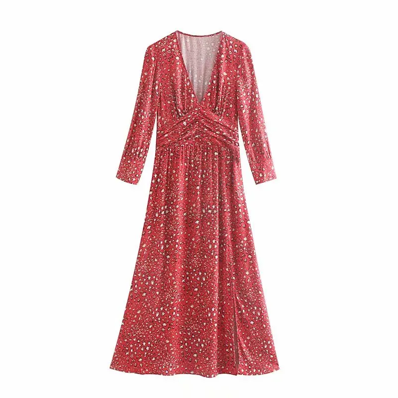 Женское вечернее платье миди облегающее эластичное с анималистичным принтом