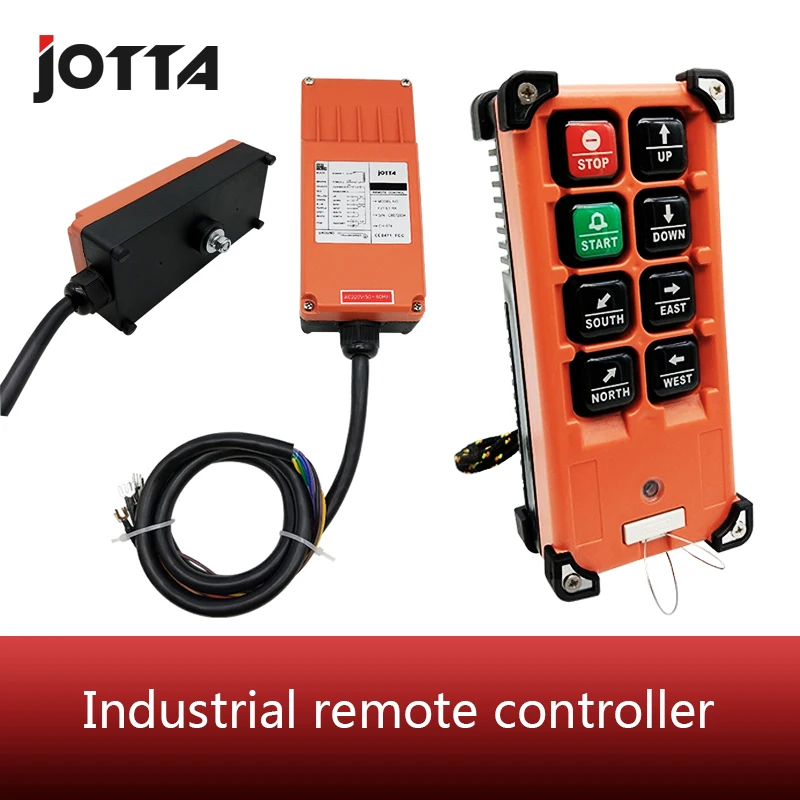 

220V/380V/110V/12V/24V Industrial remote controller switches Hoist Crane Control Lift Crane 1 transmitter + 1 receiver F21-E1B