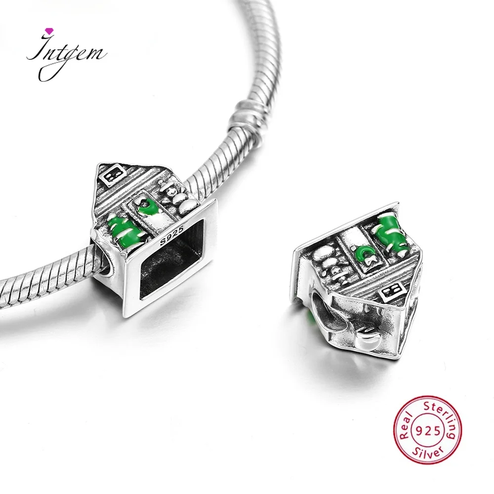 

S925 Sterling Silver Beads Warm Family House Charm for Original Bracelet Silver Jewelry Bangle Making Gift for Women Wholesale
