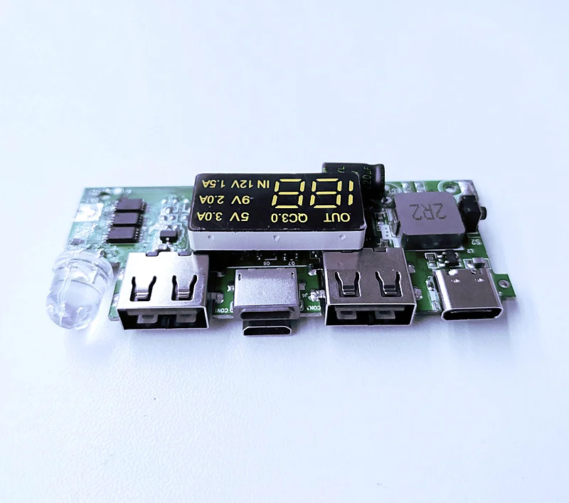 QC3.0 PD 18 Вт Быстрая зарядка материнская плата мульти-протокол IP5328 английское ядро интеллектуальная Быстрая зарядка сокровище 12 В подъемная пластина