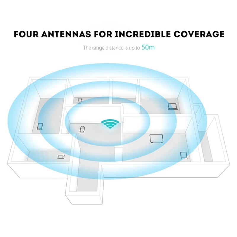 

300M Router, WR09 Wireless WIFI Signal Amplification Router, Network Extension, for Home Office Use UK Plug