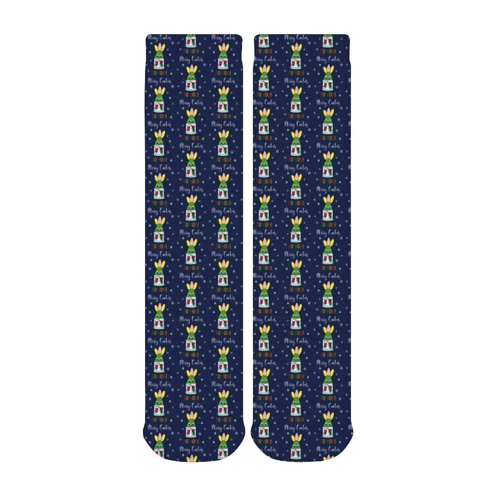 

Cactus Socks Men Large Chemical Fiber Stockings Printed Climbing No Slip Fancy Socks