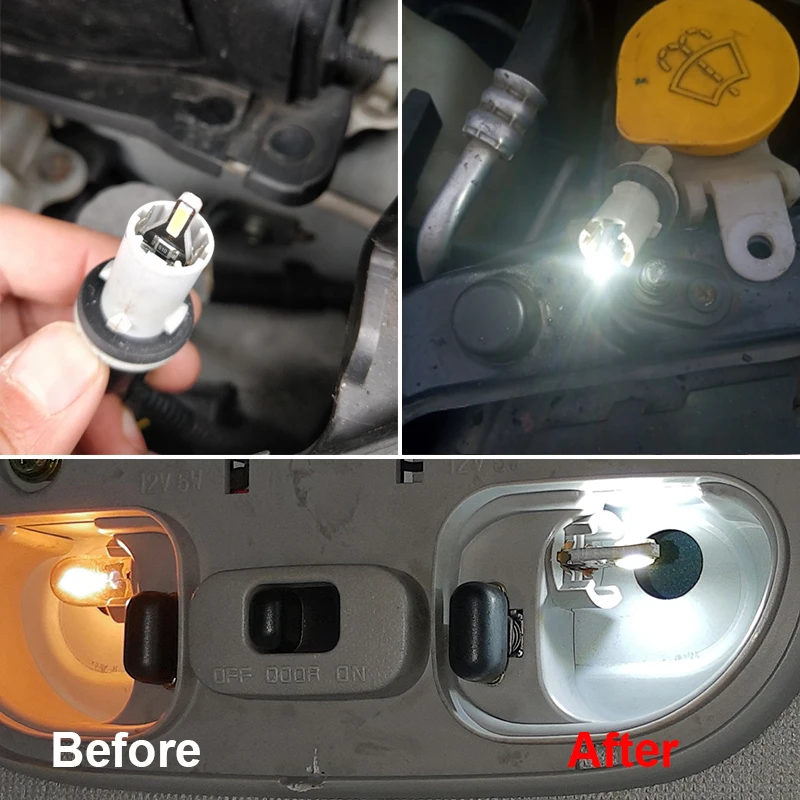 10X W5W T10 Canbus фотосессия для Toyota Corolla Yaris Avensis Rav4 Camry Auris Hilux CHR Prius Prado багажная лампа 12