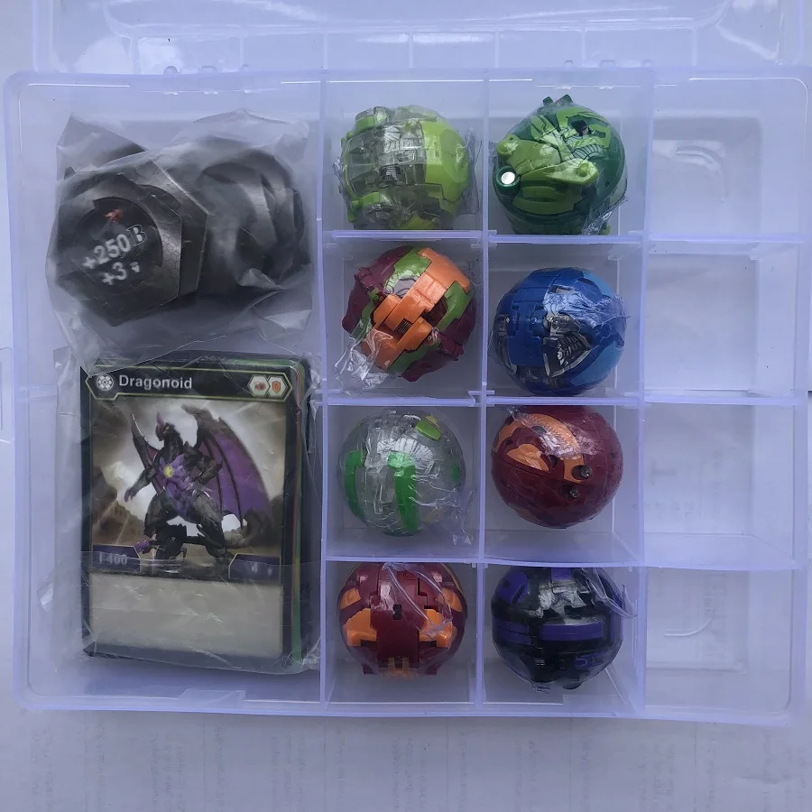 12 шт. пламя Единорог BAKUGANES трансформации Beyblade Fusion с монстром шар гироскоп легкая