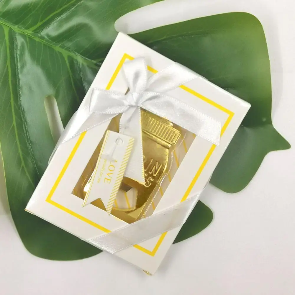 Золотая открывалка для бутылок детей детские сувениры душа подарок на день