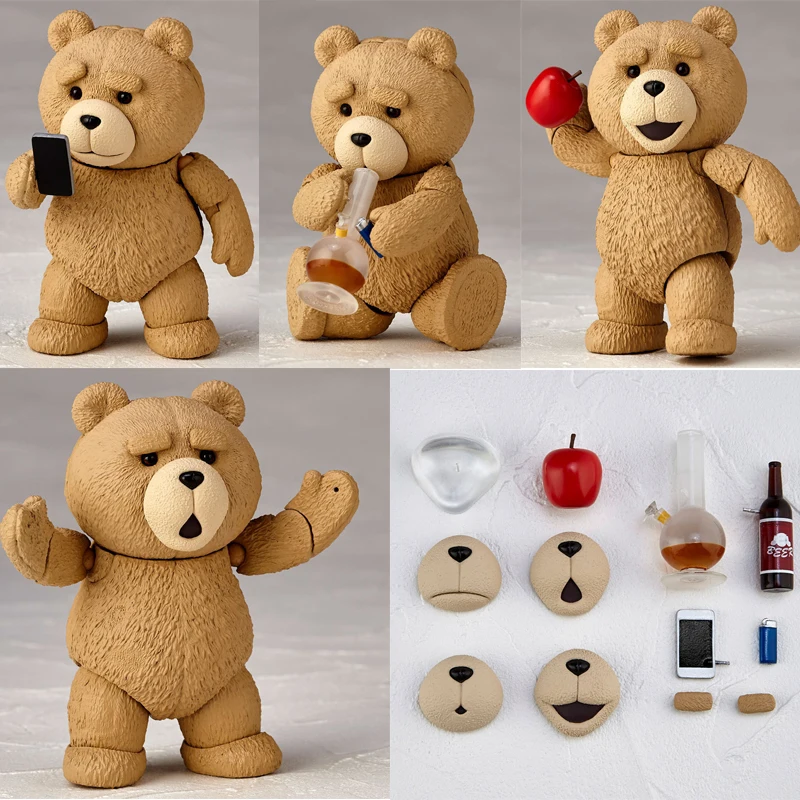 Фото Nendoroid Teddy Bear BJD фигурка фильм Тед 2 TED игрушка модели 10 см | Игрушки и хобби