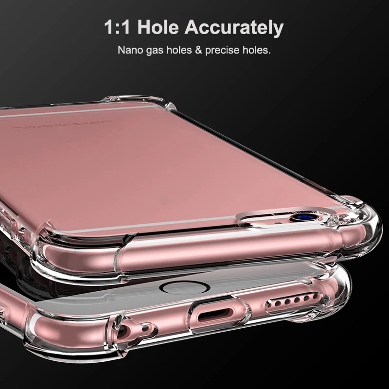 Прозрачный противоударный чехол для iPhone 11 Чехлы Iphone 12 Pro X XS Max XR 6 S 7 8 Plus SE 2020